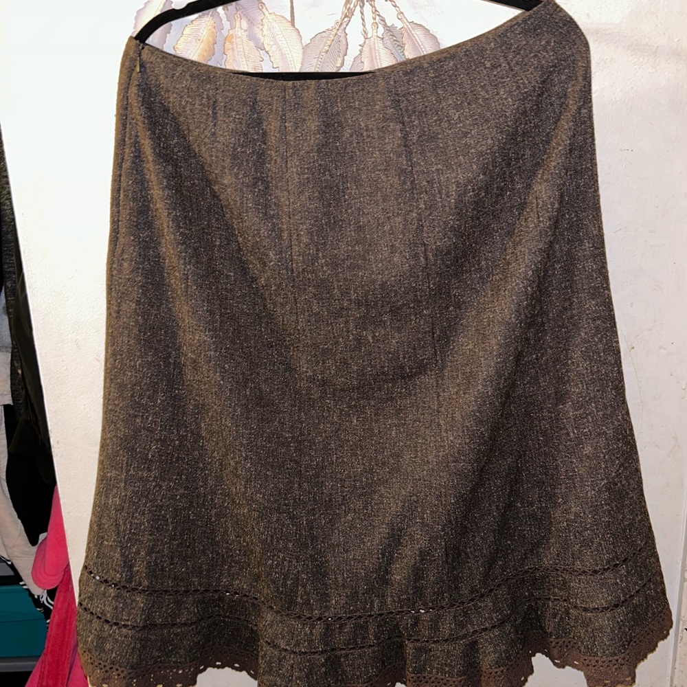 East 5th brown skirt size 14
